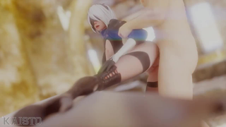 nier automata, 2b (nier automata) — Video #3284 | R34Hub