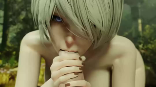 2b (nier automata), nier automata — Video #5057 | R34Hub