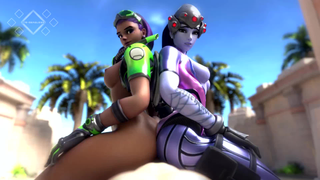 sombra (overwatch), widowmaker (overwatch) — Video #1423 | R34Hub